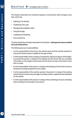 Loading and lashing guidance 2024 edition | PDF