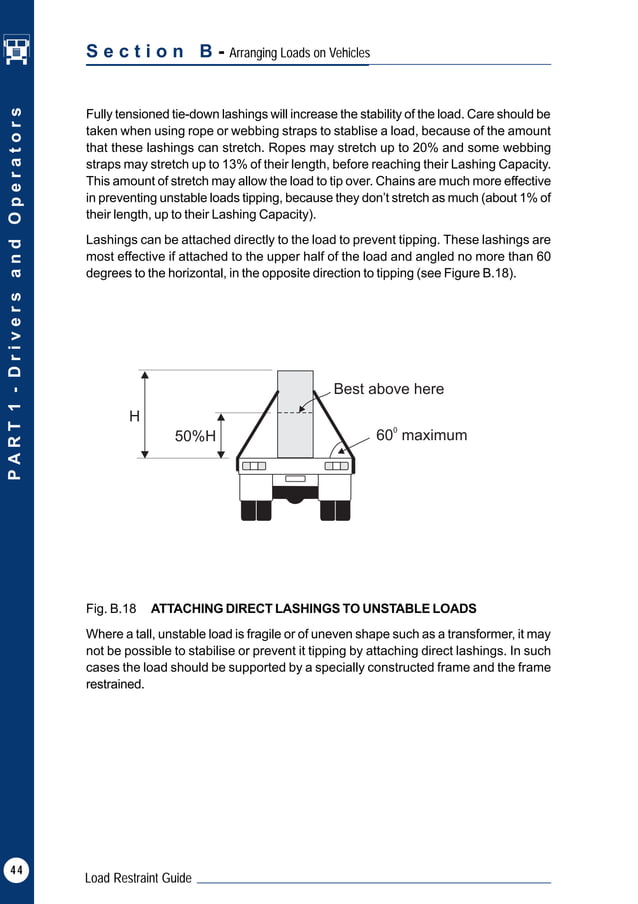 Loading and lashing guidance 2024 edition | PDF