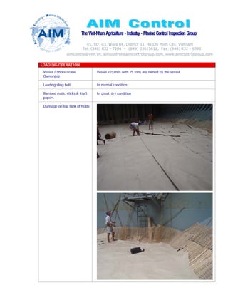 Loading Plot Form Inspection Loading inspection report | PDF