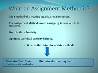 Loading jobs and methods definitivo | PPTX