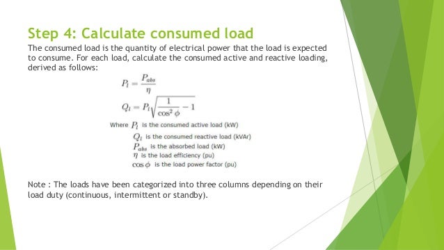 Load list calculation