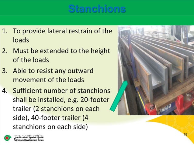 Load restraint Safe (Loading and unloading on vehicles) | PPTX