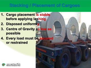 Load restraint Safe (Loading and unloading on vehicles) | PPTX