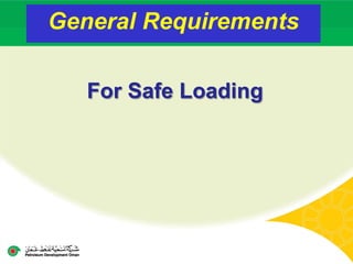 Load restraint Safe (Loading and unloading on vehicles) | PPT