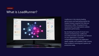 LoadRunner-Mastering-Performance-Testing-for-Modern-Applications | PPTX