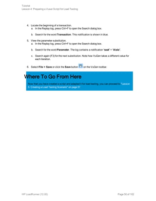 Load Runner Tutorial Pdf Load runner12.00 tutorial | PDF