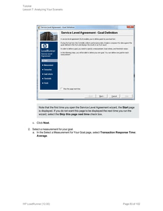 Load Runner Tutorial Pdf Load runner12.00 tutorial | PDF