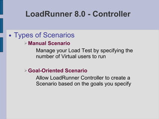 Load runner 8.0 | PPT