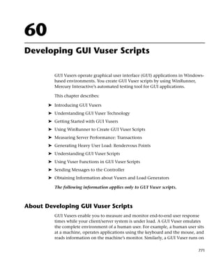 Load runner generator