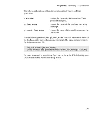 Load runner generator