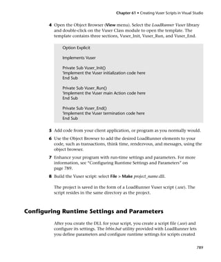 Load runner generator