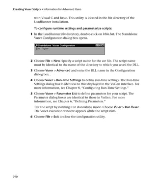 Load runner generator