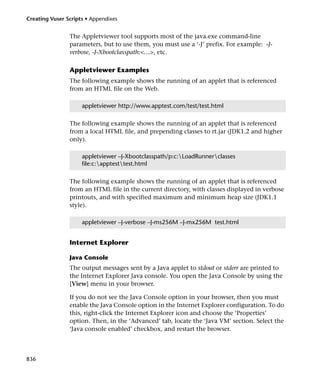 Load runner generator