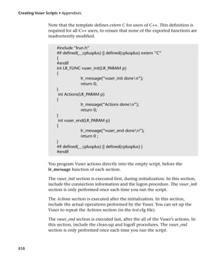 Load runner generator