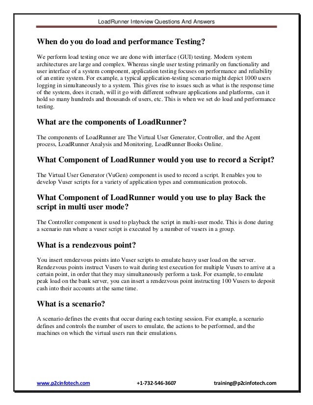 scenario interview questions and answers
