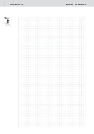 2 Foreword I RE 09970/03.11
Bosch Rexroth AG
Notes
 