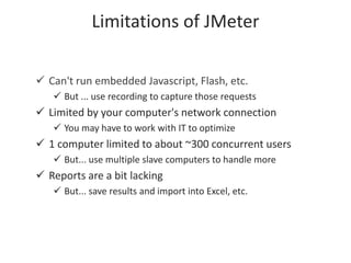 Load testing jmeter | PPTX
