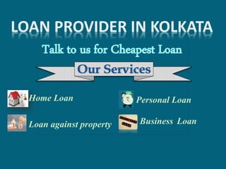 Home Loan
Business LoanLoan against property
Our Services
Personal Loan
 