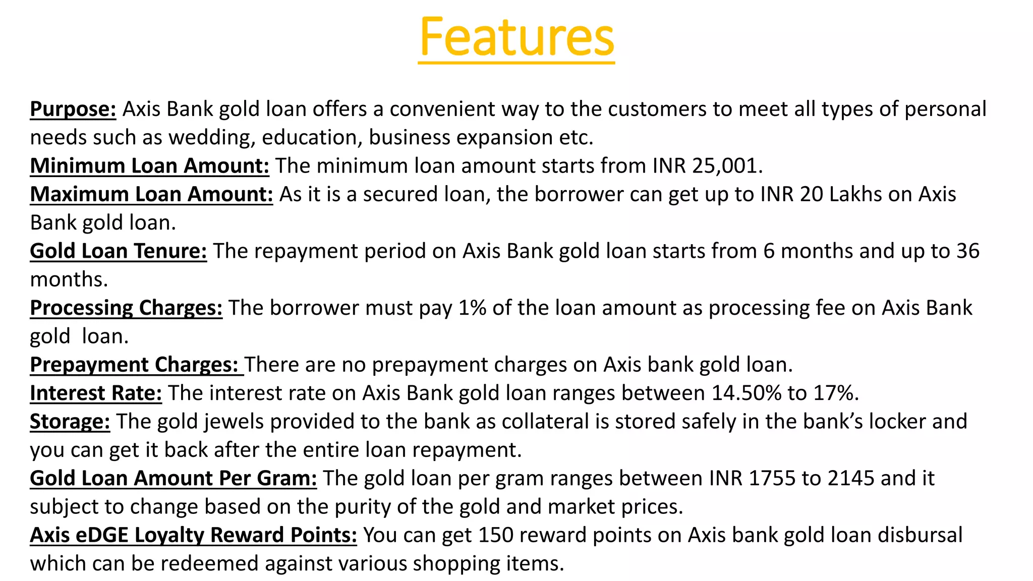 Loan against Gold PPT