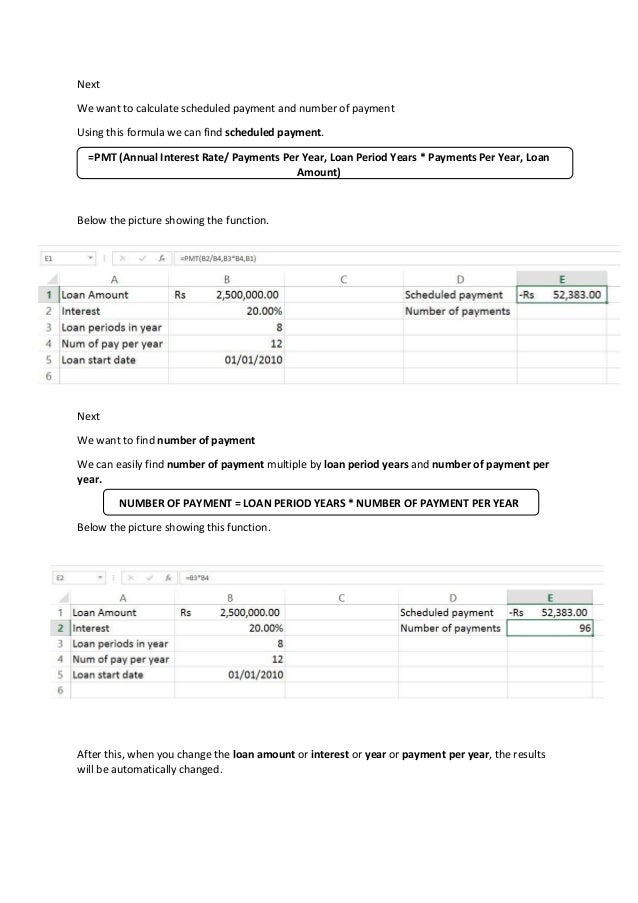 calculate amortization schedule