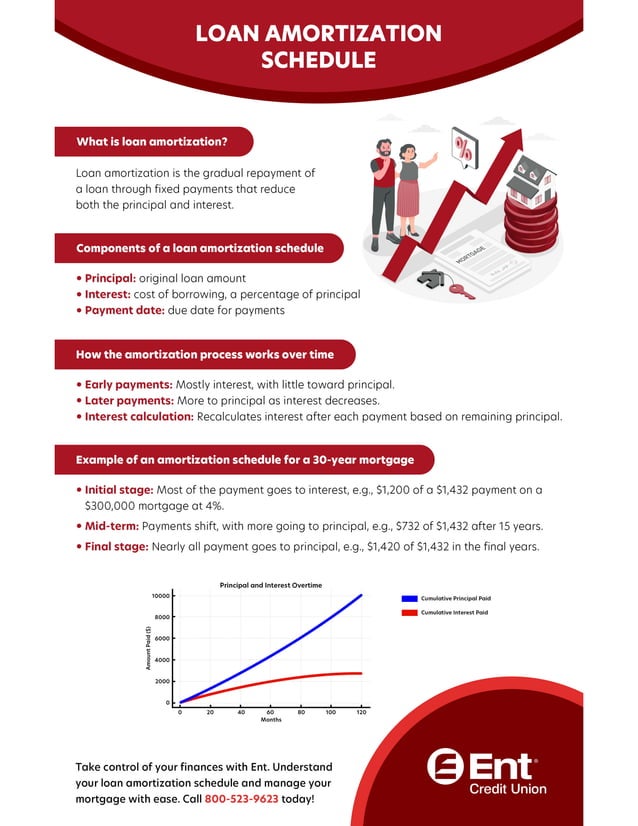 What is a Loan Amortization Schedule Infographic | PDF
