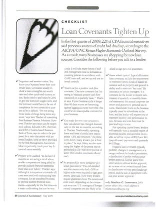 Loan Covenants