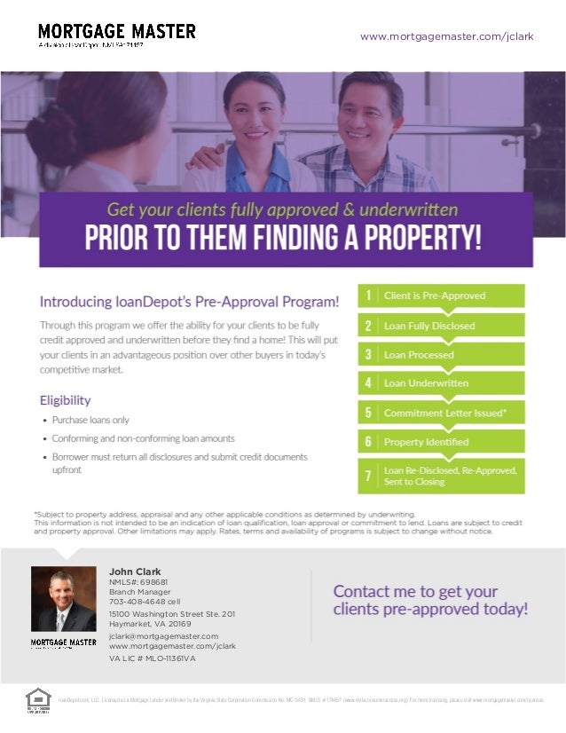 Loan Depot TBD Pre-Approval Opportunity Loan Depot TBD Pre-Approval Opportunity