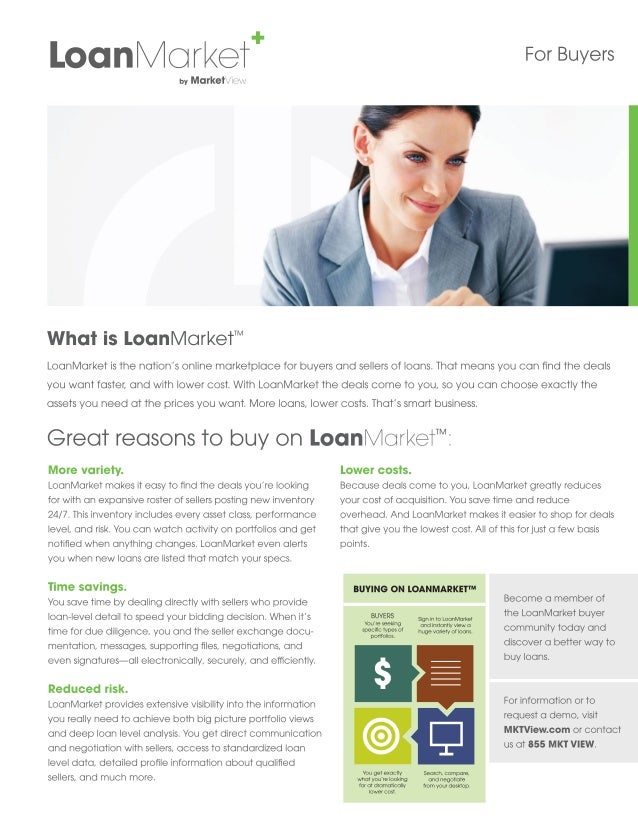 How to Use the LoanMarket Tool when Buying Loan Portfolios by