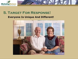 Everyone Is Unique And Different!  5. Target For Response! 