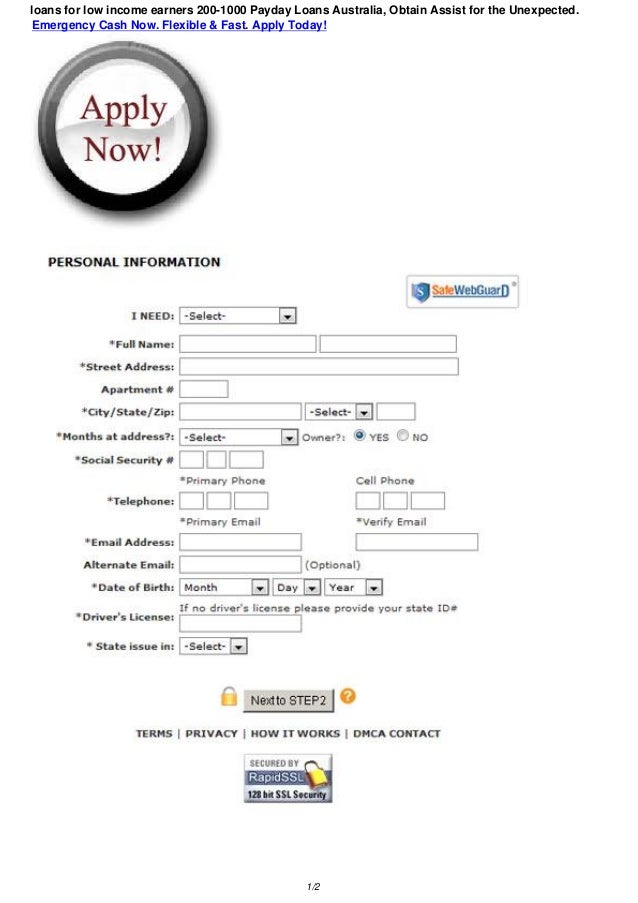 loans for low income earners Up to 1000 Pay Day Loans, Get Help for a…