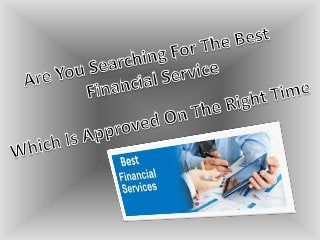 Easy And Helpful Financial Service For The Jobless People