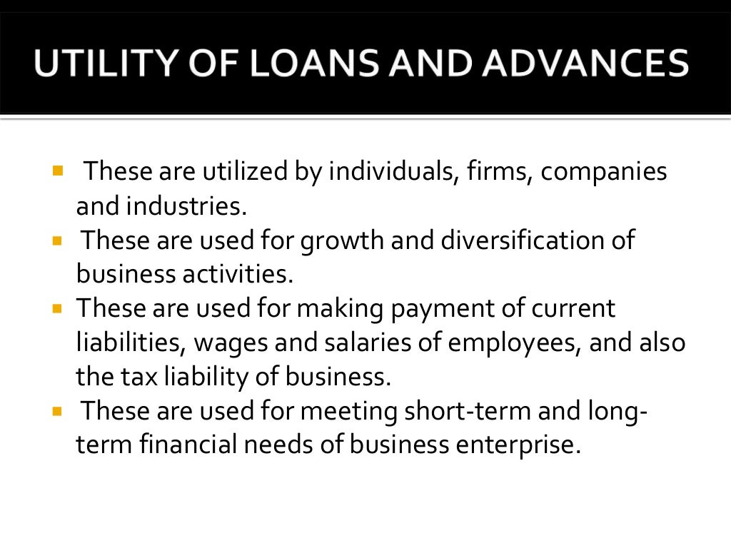 loans-and-advances-ppt
