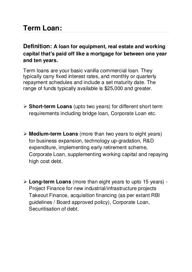 Loans and project hard copy Loans and project hard copy