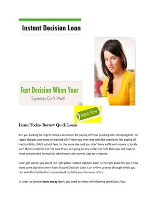1 hour payday loans no credit check direct lender