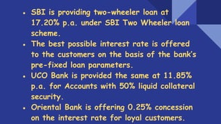 Sbi two wheeler loan interest rate best sale