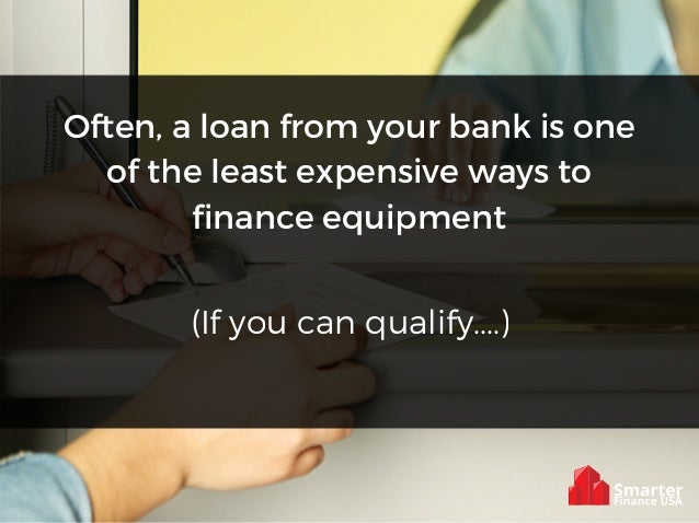 Equipment Loans Vs Equipment Leasing