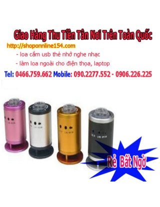 Loa usb gia re,loa ngo nginh giá rẻ giao hàng thu tiền tận nơi trên toàn quốc 