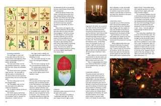 10

Santa Claus
The true story of Santa begins with
Nicholas, born to wealthy parents
in the third century in the village of
Patara, now in Turkey. Nicholas was
raised as a devout Christian, and
when his parents died in an epidemic, he obeyed Jesus' words to "sell
what you own and give the money
to the poor," Thus, Nicholas used
his whole inheritance to assist the
needy, the sick, and the suffering.

Candles
Illumined candles represent Christ as
the light of thre world.
God is described in the Bible as
“resplendent with light” (Ps 76:4)
and “wraps himself in light as with

storebukkebruse CC BY 2.0

day in between, a small red candle
was positioned and lit. In this way,
he created a visual aid to help the
children count the days to Christmas,
and draw their attention to the parts
of the Christmas story.

a garment” (Ps 104:2). As a result of
sin, Adam and Eve, and all mankind
after them, were banished from
the presence of God and cast into
spiritual darkness. God chose to deal
with sin and reconcile mankind to
himself by brining humanity “out of
darkness into his wonderful light”
(1 Peter 2:9). This he did by entering
the world as a man – as the baby
Jesus. As the Gospel of John 3:19
records, “Light has come into the
world.” Jesus himself proclaimed,
“I have come into the world as a
light, so that no one who believes in
me should stay in darkness” (John
12:46).
Jesus' death on the cross and his
ressurrection on the first Easter, conquered sin and death and returned
light to those who trust in him.
Thus, it is appropriate that Christmas events be filled with lit candles
as we celebrate Jesus, the Light of
the world.

Christmas trees
A possible source of the Christmas
tree is the German medieval religious play known as the “Paradise”
play. It began with the creation of
man, the narration of the first sin,
and showed Adam and Eve being
banished from the Garden of Eden
– represented by a fir tree hung
with apples (the symbol of sin) and
surrounded by candles. The play
closed with the promise of a coming
Saviour.
When religious plays were suppressed in Germany, the popular
symbol of the Paradise play – the
tree – made its way into the homes
of Christians. By the 15th century,
these trees were not only decorated with apples but also with small
white wafers which symbolised the

body of Christ. These wafers were
later replaced by pastry cut into the
shapes of stars, angels, bells, and
other Christian imagery.
The connection between the tree
in the Garden of Eden and Christmas
is profound and important. The first
sin comitted in the Garden of Eden
was disobeying God by eating from
the Tree of the Knowledge of Good
and Evil. God addressed the consequences of this sin by becoming
a man – Jesus – that we might be
saved through his death and ressurection.
Thus, trees play a significant role
in the arc of the Christian story: The
forbidden fruit, the eating of which
brought sin into the world, hung on
a tree. The act of salvation from sin
was Christ cruxified on a cross made
from a tree. Furthermore, when sin
entered the world through the disobedience of Adam and Eve, all mankind were no longer allowed to eat
of the tree of life. However, Christ’s
work on the cross will give us “the
right to eat of the tree of life” once
again (Revelation 2:7).

Brida Anderson CC BY 2.0

The 'eight maids a milking' are
the eight beatitudes taught by Jesus
(Matthew 5:3-10).
The 'nine ladies dancing' are nine
fruit of the Holy Spirit (Galatians
5:22).
The 'ten lords a-leaping' are the
Ten Commandments (Exodus 20).
The 'eleven pipers piping' are the
eleven faithful disciples of Jesus.
The 'twelve drummers drumming' are the twelve points of the
Apostles' Creed.

Melissa Gutierrex CC BY-SA 2.0

Xavier Romero-Frias BY Wiki Commons

According to McKellar:
The 'partridge in a pear tree'
is Jesus who died on the cross. In
ancient times a partridge was often
used as mythological symbol of a
divine, sacred king.
The 'two turtle doves' are the
Old and New Testaments - another
gift from God. Doves also symbolise
peace.
The 'three French hens' are faith,
hope and love - the three gifts of
the Holy Spirit (1 Corinthians 13).
The French hens can also represent
God the Father, the Son and the Holy
Spirit.
The 'four calling birds' are the
four Gospel books.
The 'five golden rings' are the
first five books of the Bible also
called the Pentateuch.
The 'six geese a-laying' are the six
days of creation.
The 'seven swans a swimming'
are the seven gifts of the Holy Spirit.
(1 Corinthians 12:8-11, Romans 12,
Ephesians 4, 1 Peter 4:10-11).

He dedicated his life to serving God
and was made Bishop of Myra while
still a young man.
When the Roman Emperor Diocletian ruthlessly persecuted Christians, Bishop Nicholas suffered for
his faith, was exiled and imprisoned.
After his release, he attended the
Council of Nicaea in AD 325 when
the Nicene Creed was adopted.
He died on 6 December, AD 343 in
Myra.
Many stories and legends have
been told of Nicholas' life and deeds.
One story tells of a poor man with
three daughters. He had no money
for their doweries, and they were
therefore destined to be sold into
slavery. On three different occasions, Nichloas tossed a bag of gold
through an open window, which
were said to have landed in stockings
or shoes left before the fireplace
to dry. This led to the custom of
children hanging stockings or putting
out shoes, eagerly awaiting gifts
from Santa Claus.

Christmas wreath
Christmas wreaths hark back to
advent wreaths which were first
used by Johann Hinrich Wichern
(1808–1881), a German Protestant
pastor who pioneered urban mission work among the poor. One of
Wichern's many acts of social service
was the founding of a home for destitute children in Hamburg. In 1839,
Wichern began to use a wreath as
a tool to teach the children about
the approach of Christmas. For each
Sunday of Advent, he lit a large
white candle in a wreath made
from a cart wheel. For every other
11

 