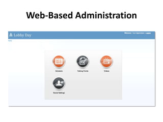 Web-Based Administration

 
