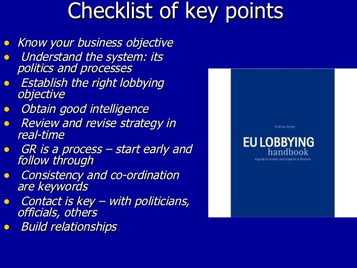 introduction to EU LObbying introduction to EU LObbying