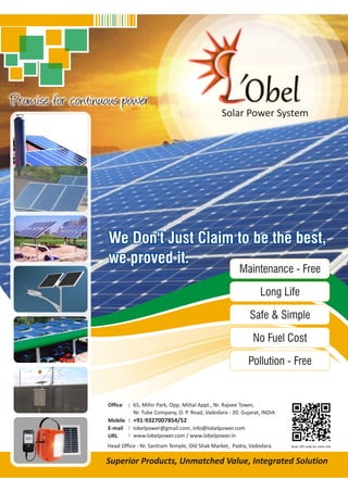 Lobel Solar brochure