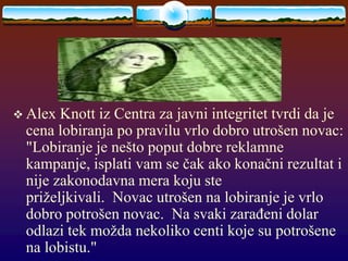 Lobiranje prezentacija | PPT