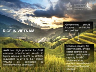 Cost and implementation of mitigation in agriculture | PDF