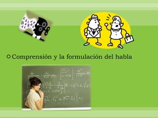 Comprensión y la formulación del habla
 
