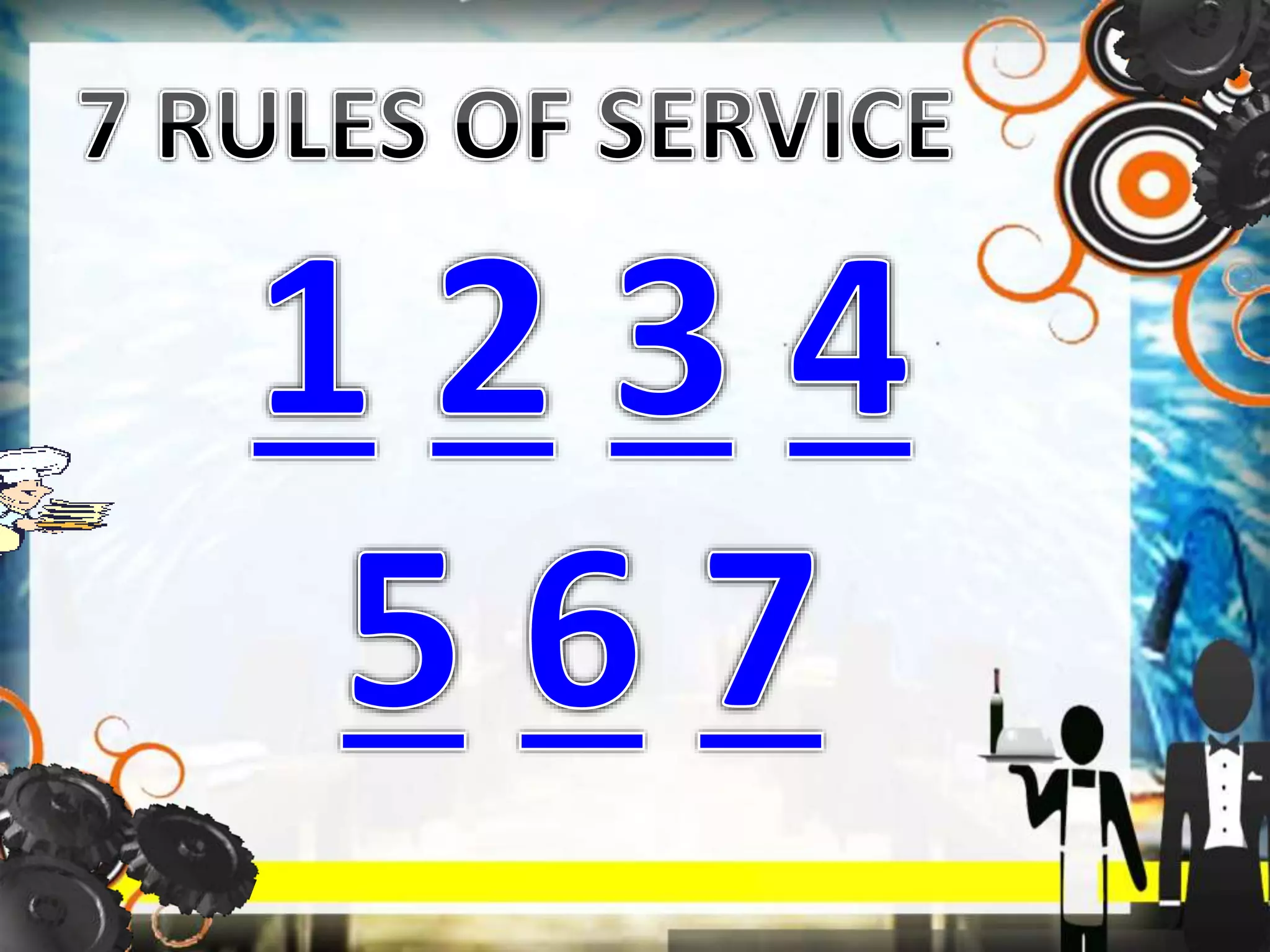 7 rules of service