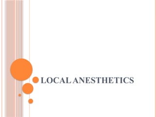 Comprehensive Overview of Local Anesthetics: Mechanisms, Pharmacology ...