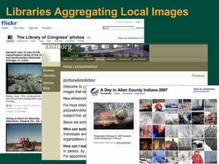 Libraries Aggregating Local Images Charles Lyons ( [email_address] com) – Dewey & Main – September 5, 2006 