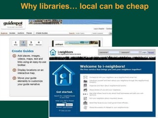 Charles Lyons ( [email_address] com) – Dewey & Main – September 5, 2006 Why libraries… local can be cheap 