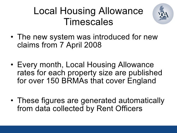Local Housing Allowance and the Rent Officer