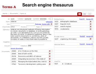 Search engine thesaurus 